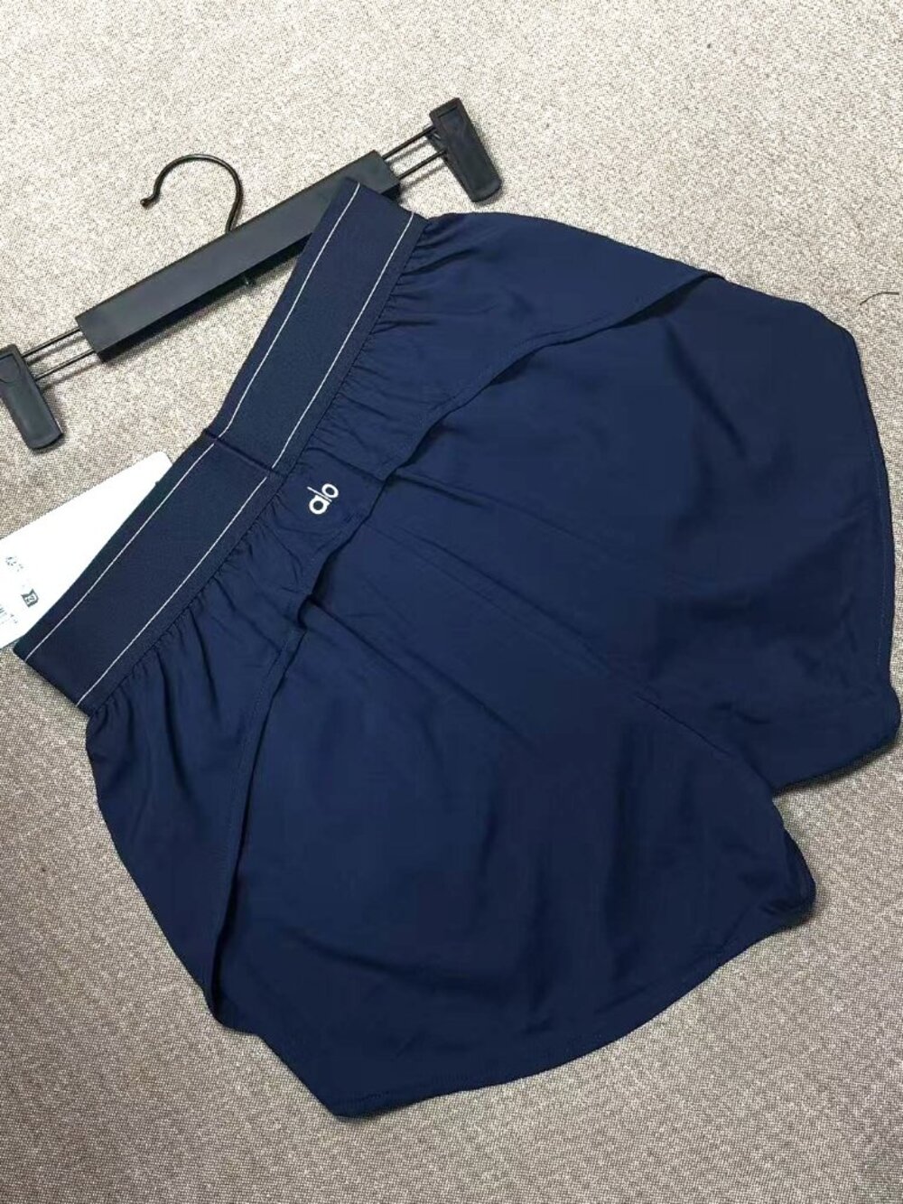 Brand new Alo High Waist Match Point Shorts in Navy a hot favorite🔥 - Picture 10 of 12